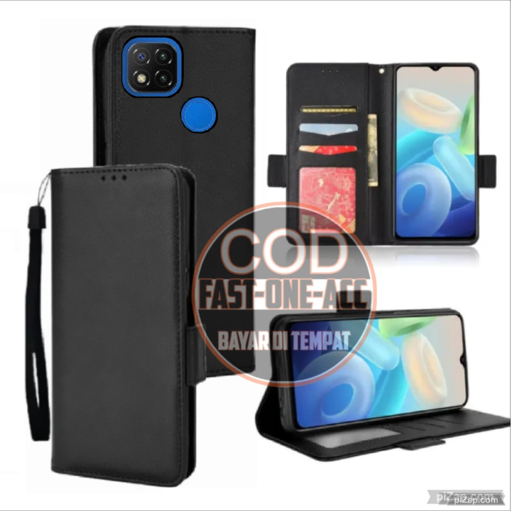 CASE HP XIAOMI REDMI 9C FLIP LEATHER CASE PREMIUM-FLIP WALLET CASE KULIT XIAOMI REDMI 9C - CASING