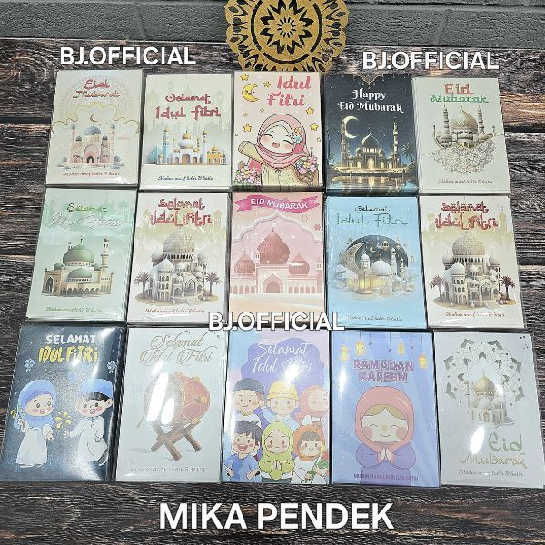 

NEW Amplop Lebaran Idul Fitri 2025 Kemasan Mika Isi 50 Lembar Eid Mubarak / Design Amplop Terbaru !!