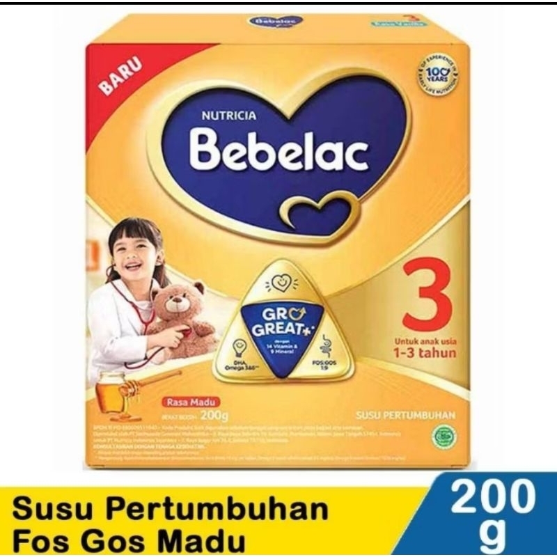 

Susu BEBELAC 3 200 gr exp 07 2026 gratis bubble + kardus