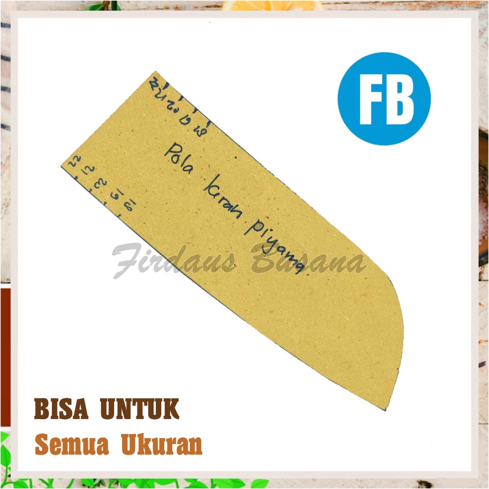 Promo CODPola Kerah Piyama Pria Atau Wanita Dewasa  Pola Kerah Baju  Pola Instan  Pola Jiplak  Pola 