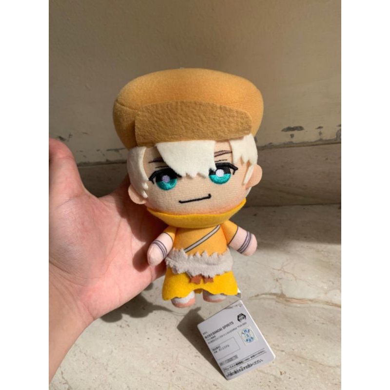 Boneka Anime Dr. Stone Ukyo Saionji Plush