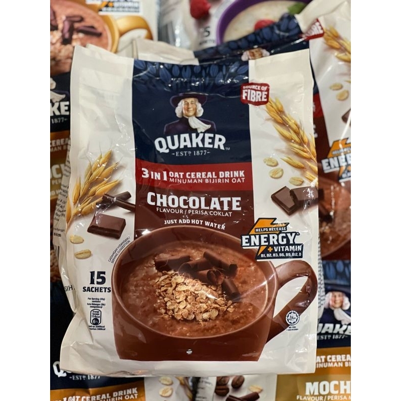 

quaker 3 in 1 chocolate