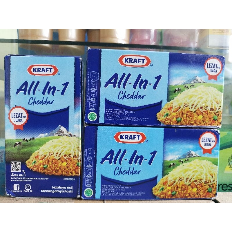 

Keju Kraft Cheddar 150gr