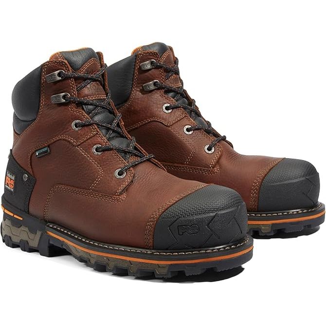Timberland PRO mens Boondock 6 Inch Composite Safety Toe Insulated Waterproof Industrial Work Boot