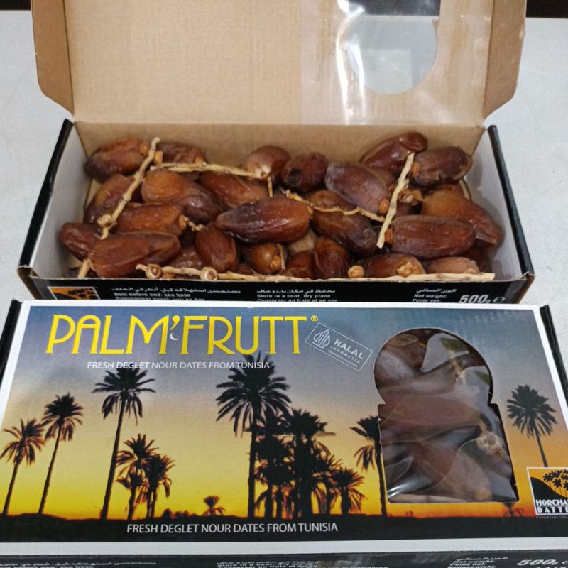 

Kurma Tunisia Tangkai merk Palm Frutt ±500gr