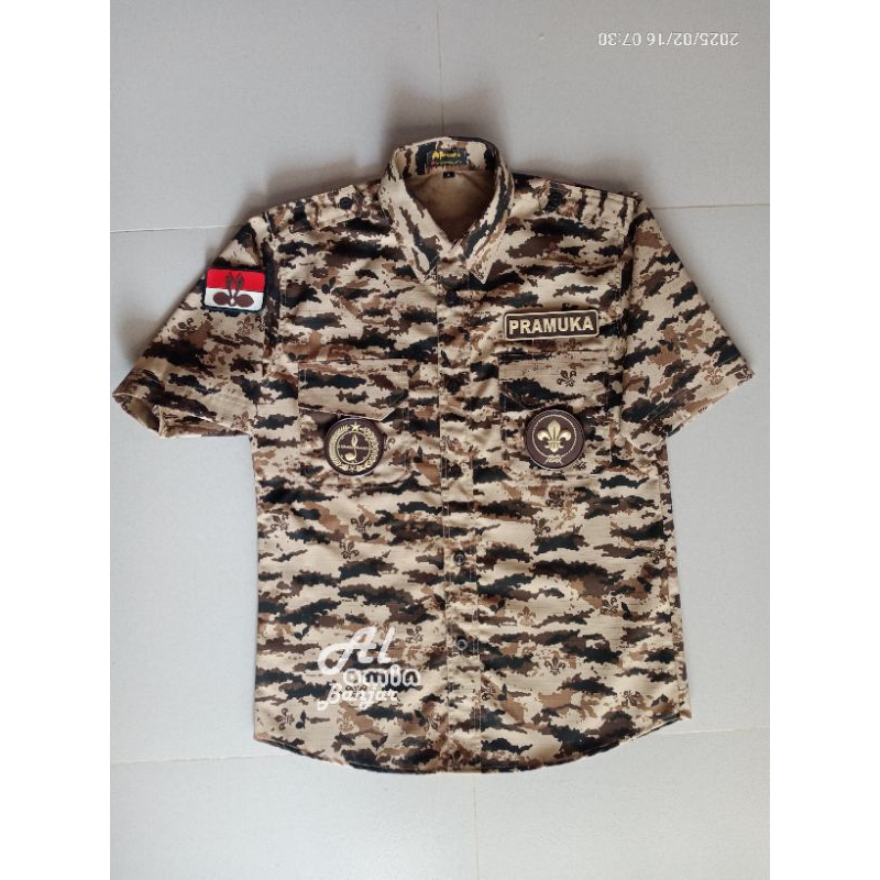 Baju PDL pramuka loreng NKRI