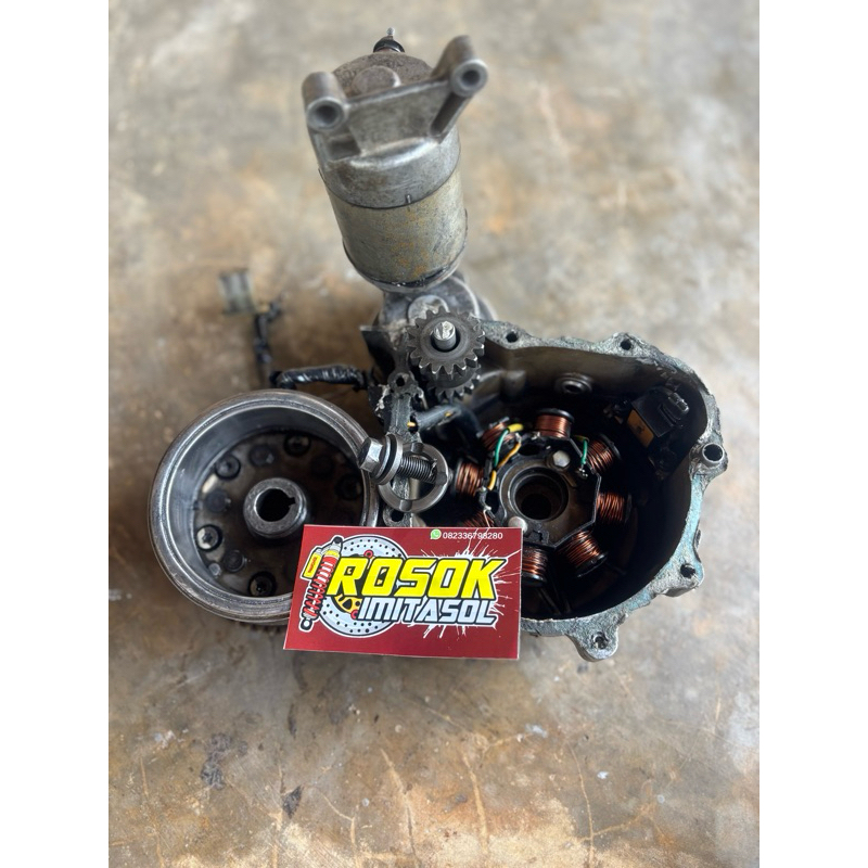 dobel stater dinamo stater megapro bawaan montor megapro