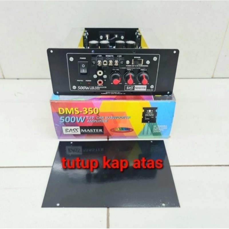 Power Monoblok subwoofer dms 350 super bass 500 watt