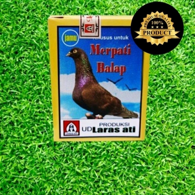 MERPATI BALAP JAMU LARAS ATI LARASATI UNTUK TENAGA DAN MENGOBATI SAKIT PERSACHET KHUSUS BURUNG MERPA
