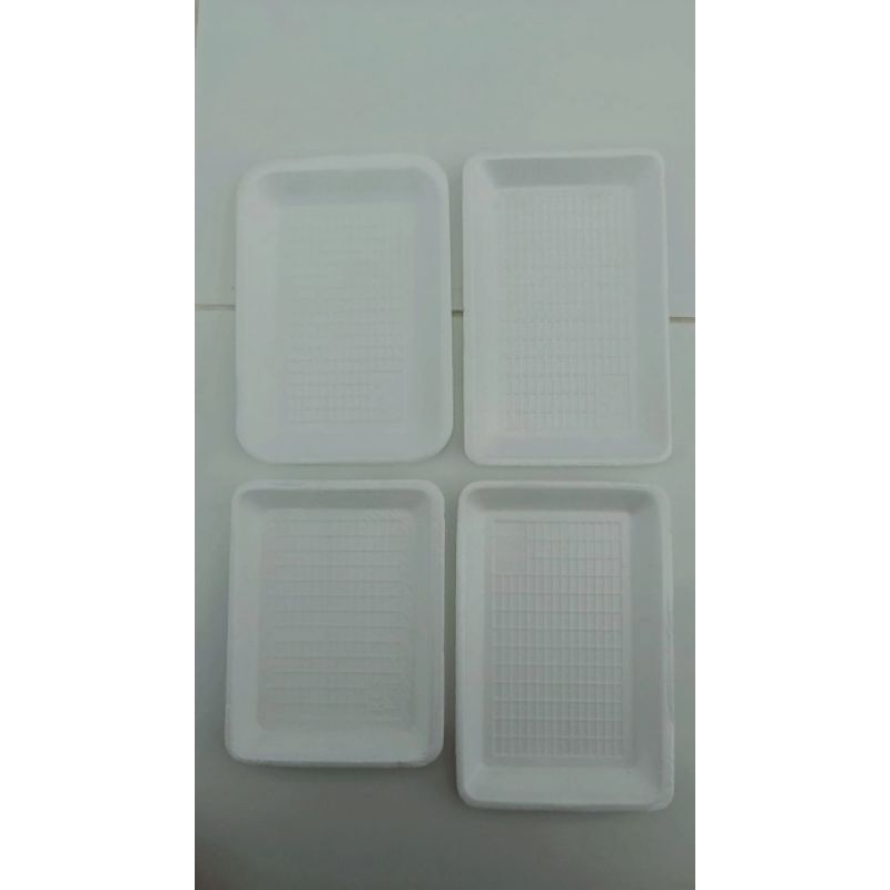 (50pcs) Styrofoam Tray Daging / Styrofoam Buah / Styrofoam Sayuran  Tray Foam  Packing