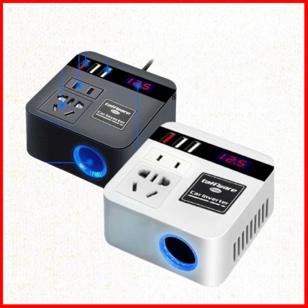 COD Taffware Car Inverter Mobil fash charging 12V ke 220v dc ke ac