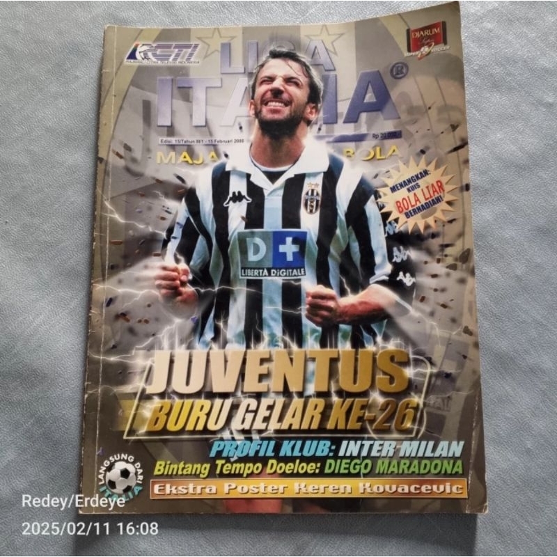 Majalah Liga Italia Ferbruari 2000