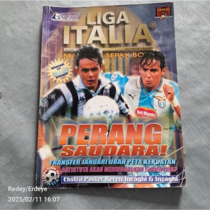Majalah Liga Italia Maret 2000