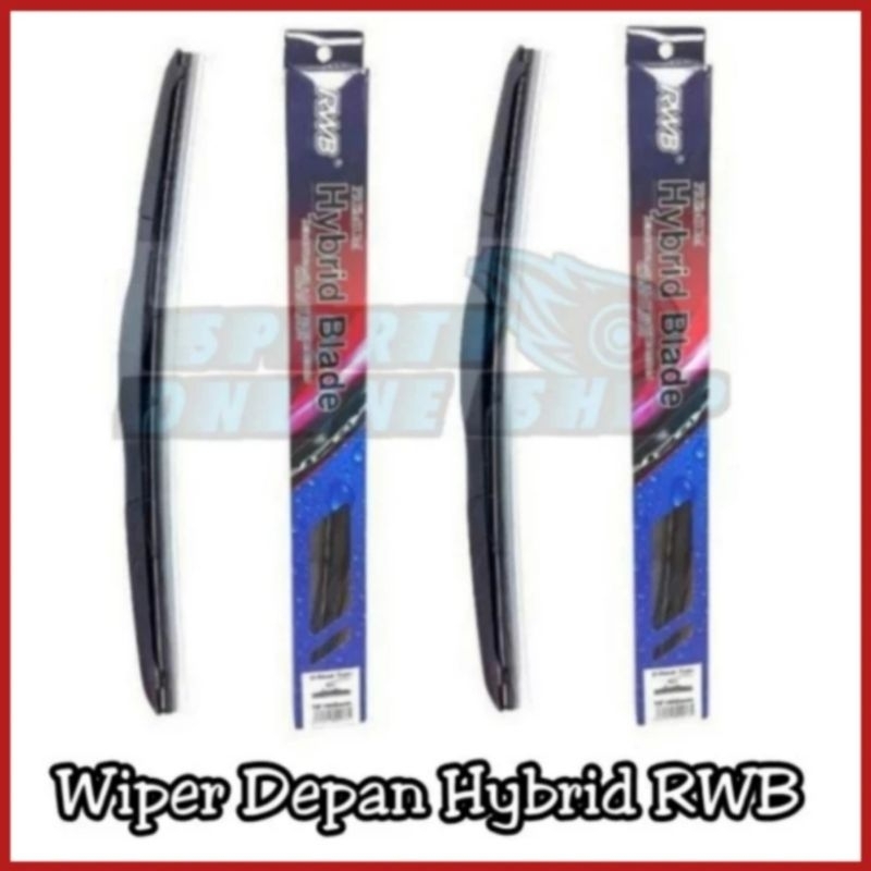 Tahan Lama Wiper Depan Innova 24"+16" Hybrid Merk Rwb