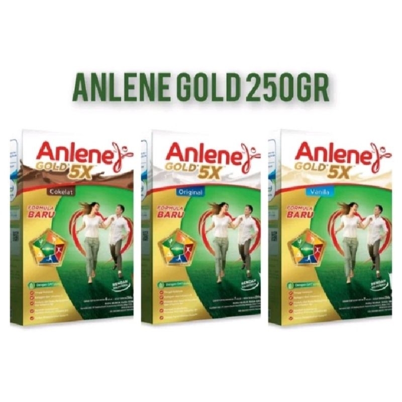 

Anlene Gold Plus 5x Original/Cokelat/Vanila 240gr