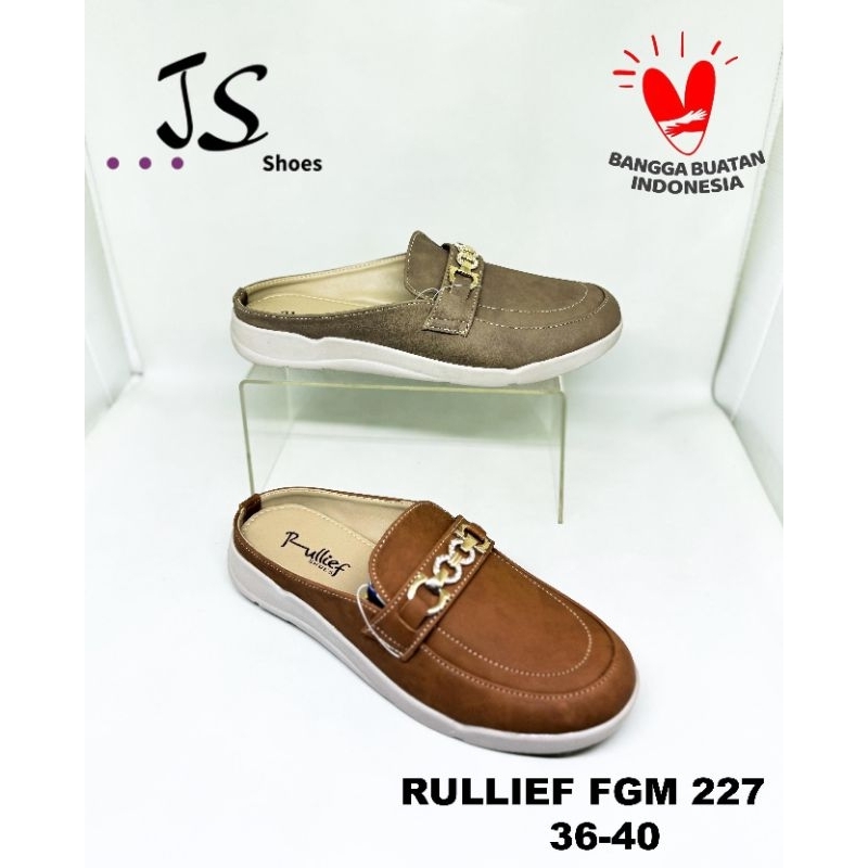 RULLIEF FGM 227 - SEPATU SANDAL SLOP WANITA DEWASA MERK RULLIEF ORIGINAL