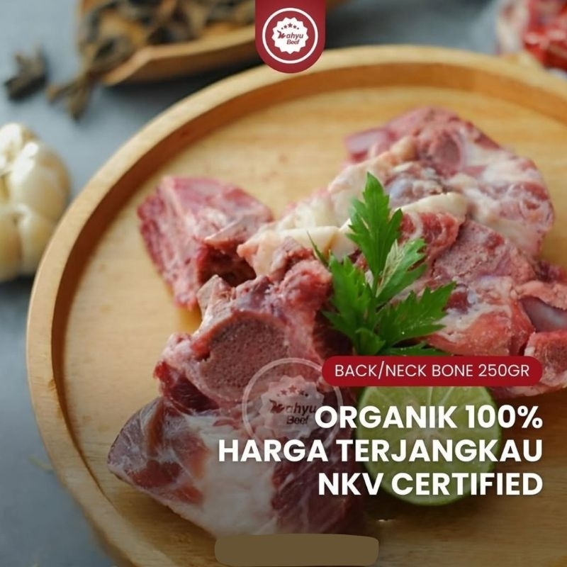 

Tulang Leher / Punggung Sapi - Grass Fed / Organik / Sapi Lokal - Wahyu Beef / Nora Healthy Food