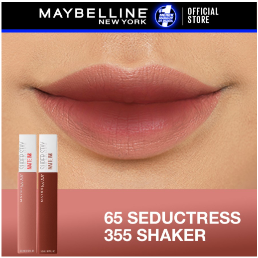 Maybelline Superstay Matte Ink Ombre Set - 355 shaker + 65 seductress