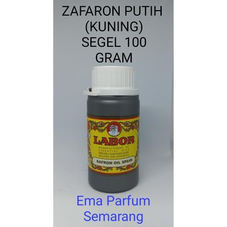 ( 100 Gram ) Safron Oil Spain By Labor kemasan Segel 100Gram, Searah Aroma Zafaron Putih, Bibit Parf