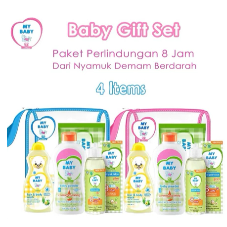 My Baby Gift Set Mini / Paket My Baby isi 4 item