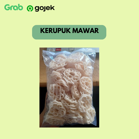 

Kerupuk Mawar Kecil Putih Kemasan 250 Gram