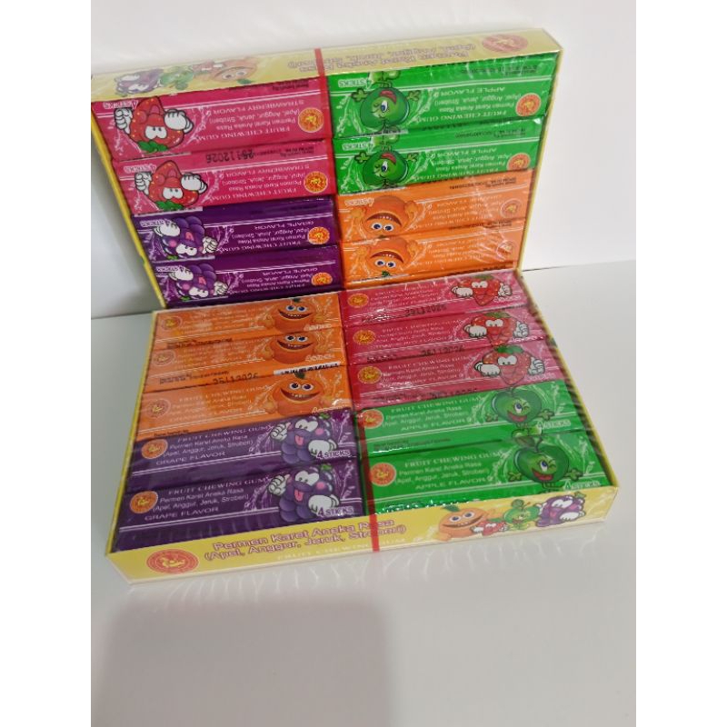 

permen karet rasa buah komplit 20 pcs(CHEN LIANG JI)