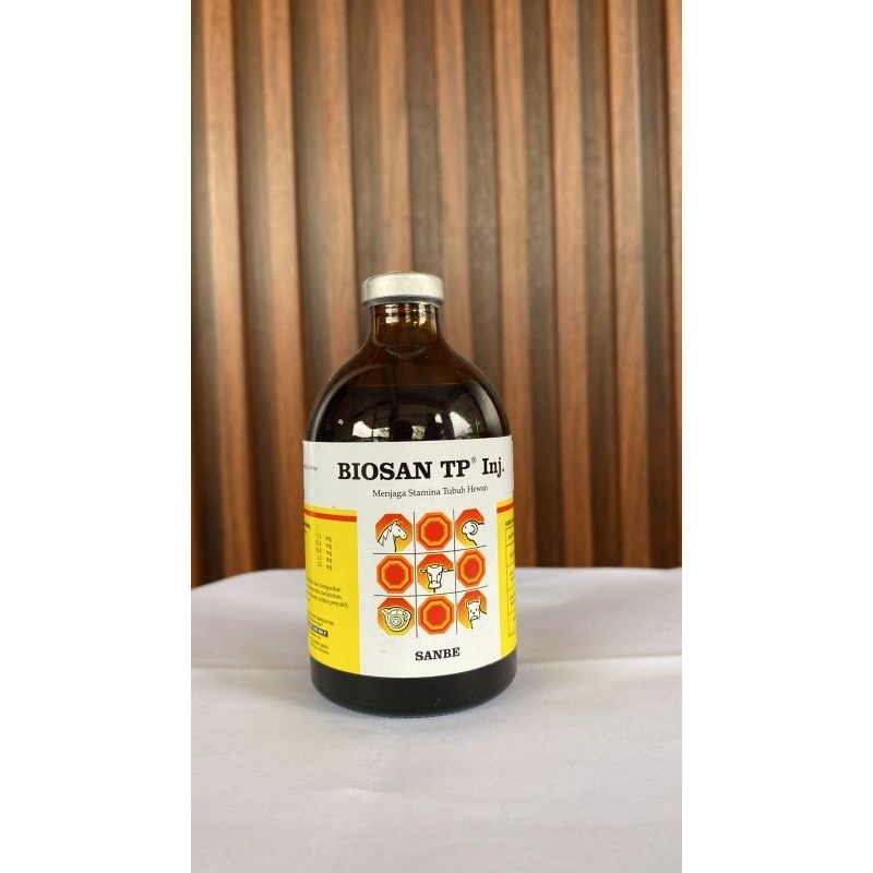 BIOSAN TP INJ 100ml BIOSAN TP INJ 50ml - Meningkatkan Stamina Daya Tahan Tubuh Hewan - Like Biopros 