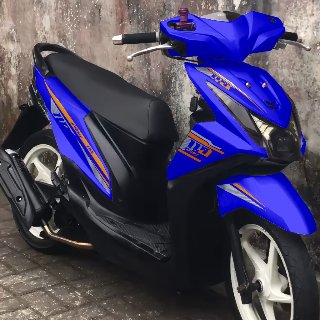 Stiker Transparan Beat FI Striping Variasi Bening Transparan Beat FI 2014 2015