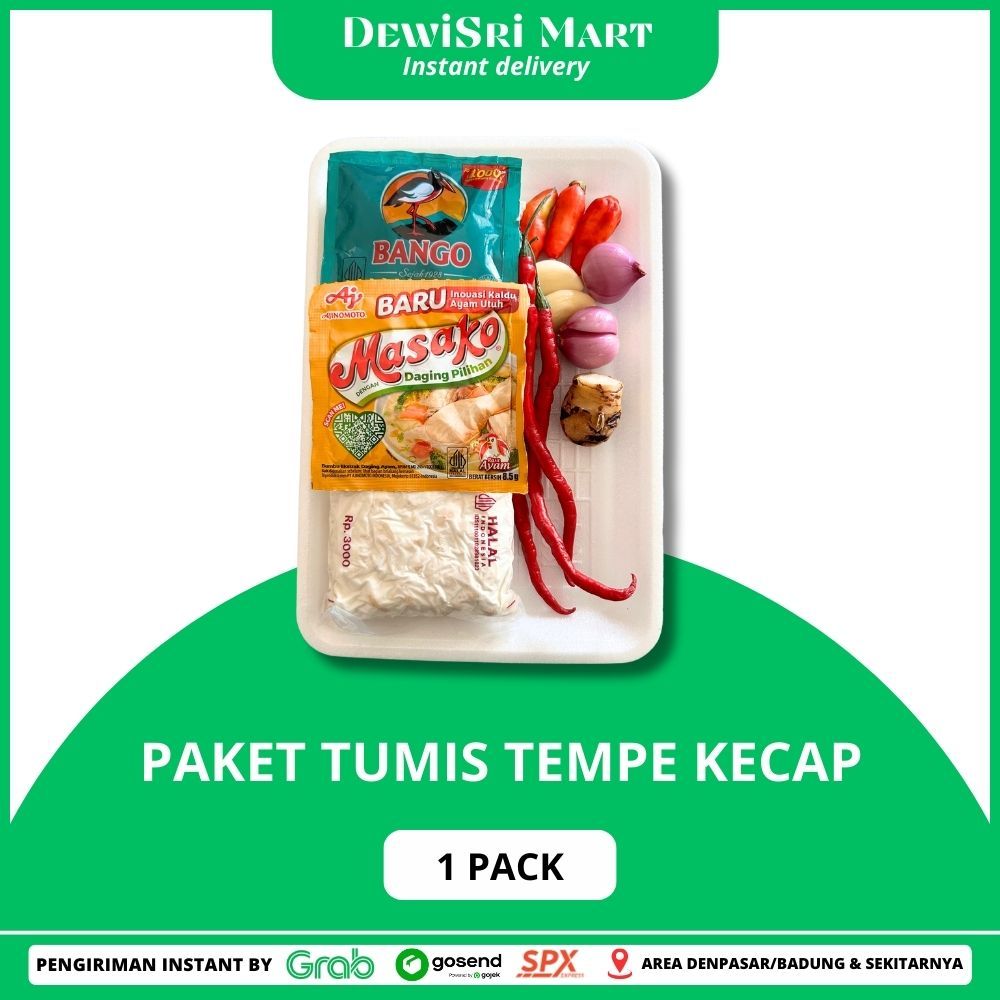 

Paket Tumis Tempe Kecap 1 Pack - DewiSri Mart