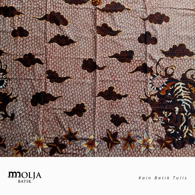 Molja Batik Kain Batik Tulis Motif Harimau B1