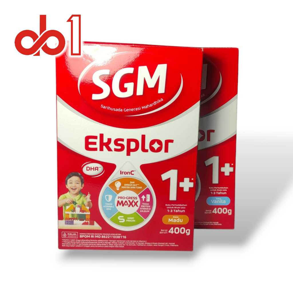 

SUSU BUBUK FORMULA SGM EKSPLOR 1+ KEMASAN 400GR