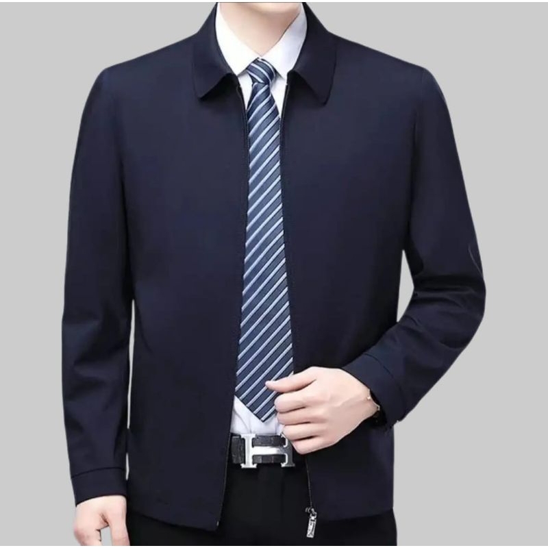 jaket pria jaket kantor kasual semi jas pria terbaru