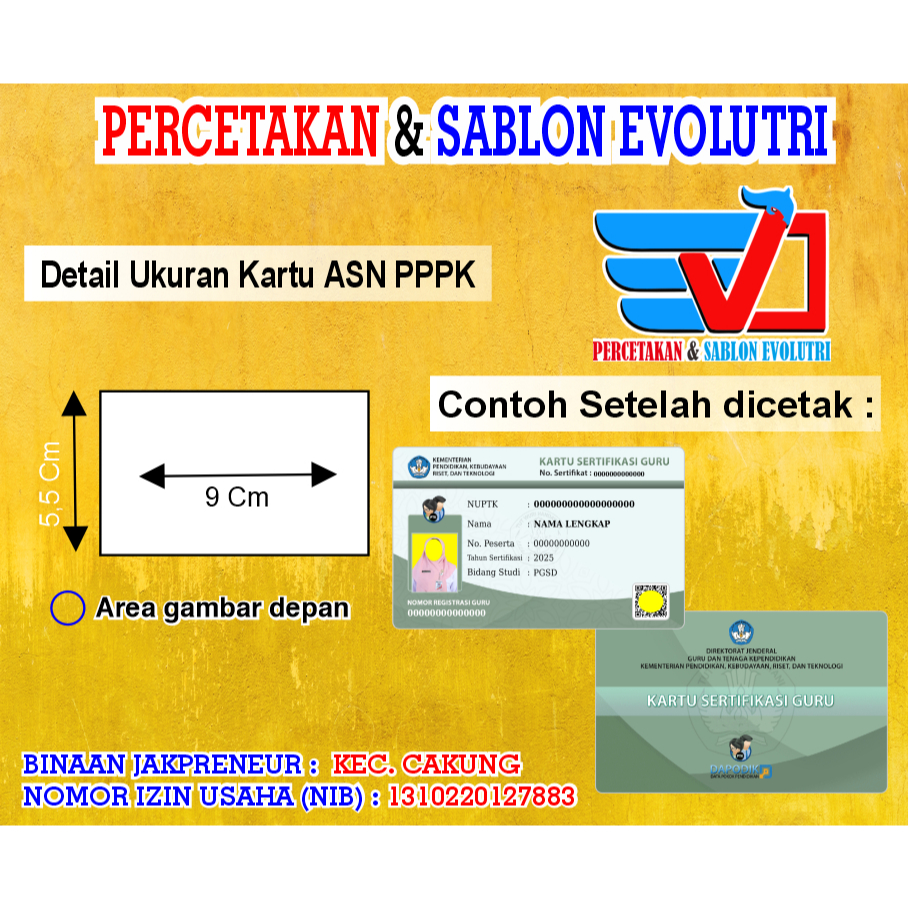 

Cetak Kartu NRG / Kartu Sertifikasi Guru