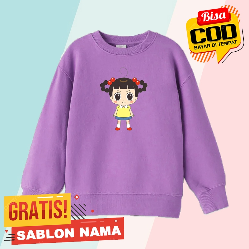 Sweater Anak Anak Choi Jadoo Hello Jadoo / Jaket Sweater Anak Laki Laki & Perempuan Custom Nama Choi