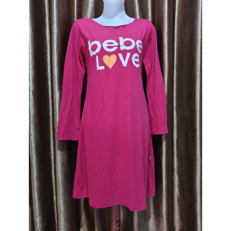 Kaos Tunik Pink Fanta bebe Love (Preloved)
