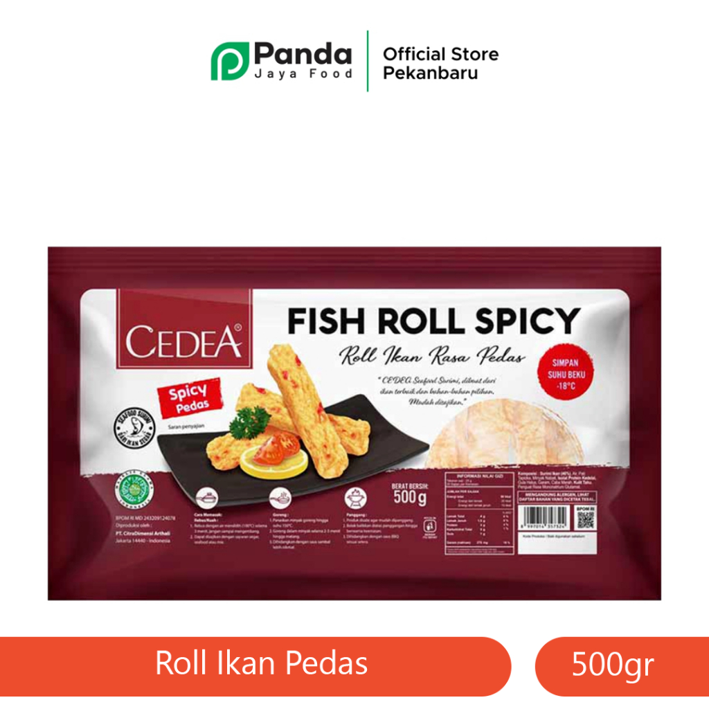

Cedea Fish Roll Spicy 500 Gram