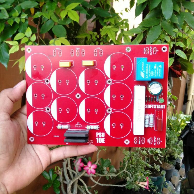 pcb psu 10 elco plus softstart model build up