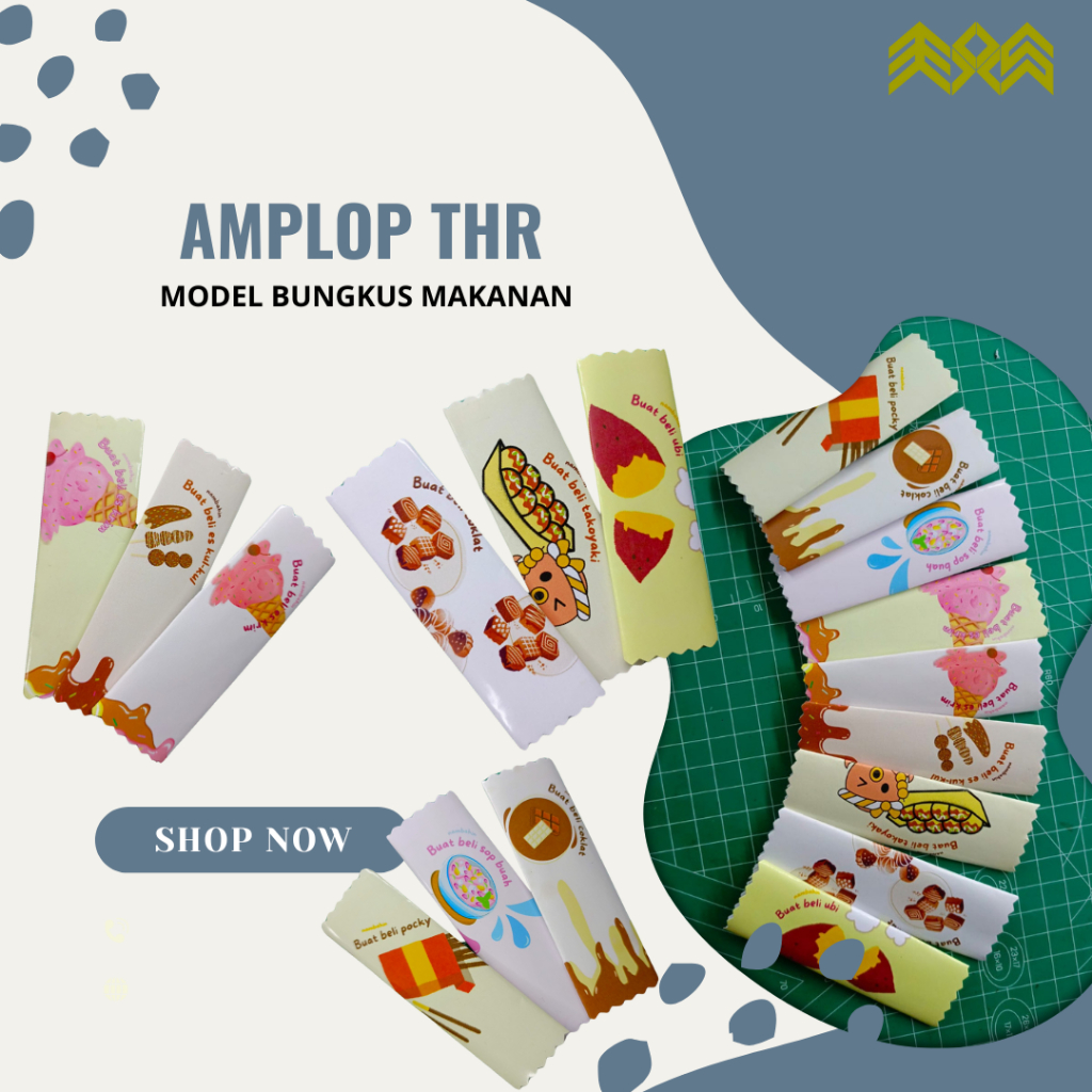 

Amplop THR (5pcs) Model Kemasan Lucu