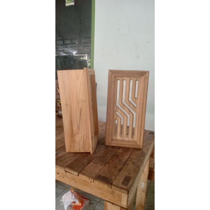 loster kayu minimalis loster motif S roster minimalis angin-angin fentilasi udara