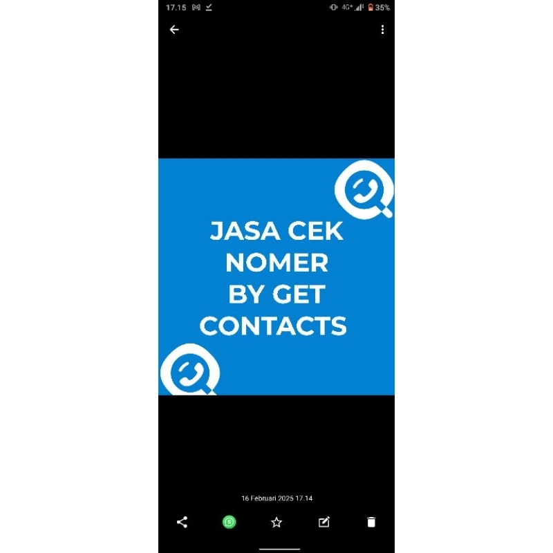 Jasa Cek Nomer By Getcontact
