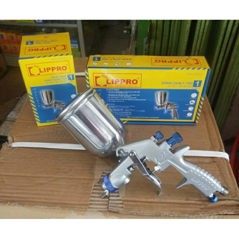 LIPPRO Spray Gun Cat F75 Tabung Atas