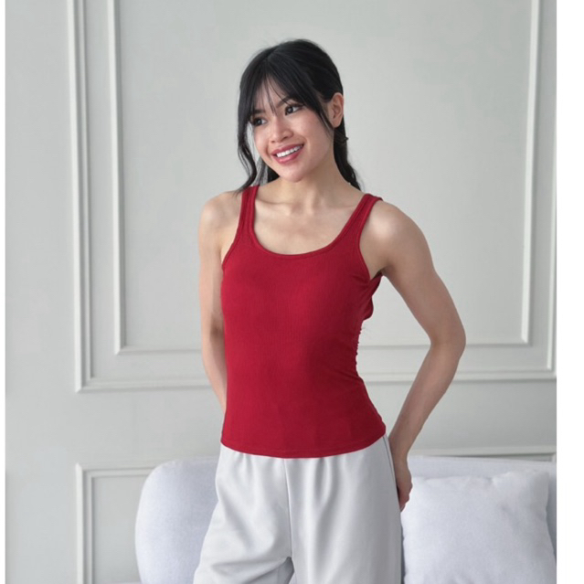 Tank Top Wanita Backless
