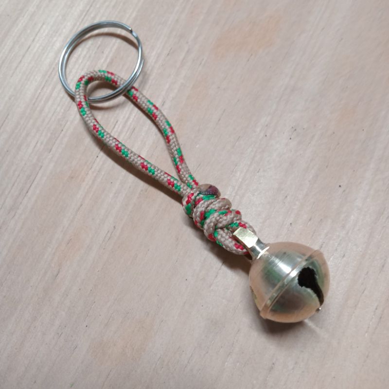 [Whispers] Gantungan Kunci Tas Lonceng Klintingan Asli Kuningan Suara Nyaring Lonceng Pendaki