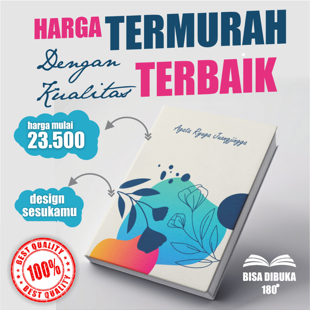 

COSTUME NOTEBOOK HARDCOVER A5 TERMURAH(PROMO FEBRUARI)