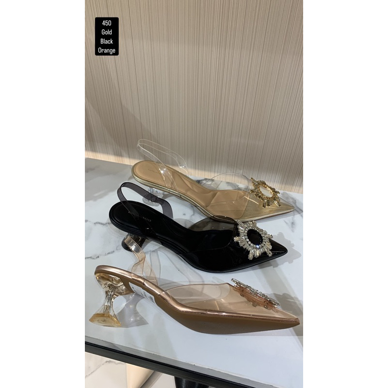 sepatu heels urban and co sepatu bening urban and co