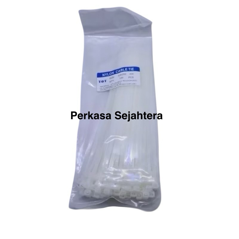 

Kabel Tis TEBAL 150 x 3.6mm / Kabel Stik TEBAL HITAM PUTIH 150
