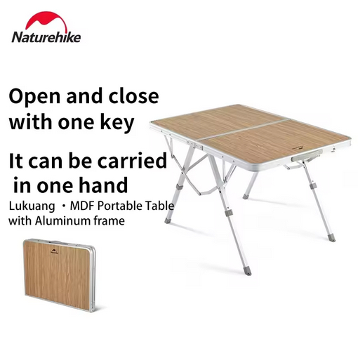 MEJA LIPAT PORTABLE OUTDOOR CAMPING ALUMINIUM NATUREHIKE CNH22JU055