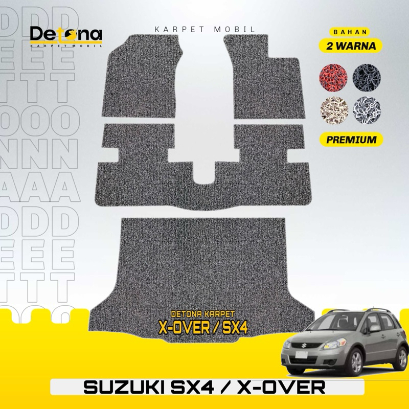 Karpet Mobil Mie PREMIUM SUZUKI SX4 X-OVER / Karpet Mie Mobil PREMIUM SUZUKI SX4 X-OVER