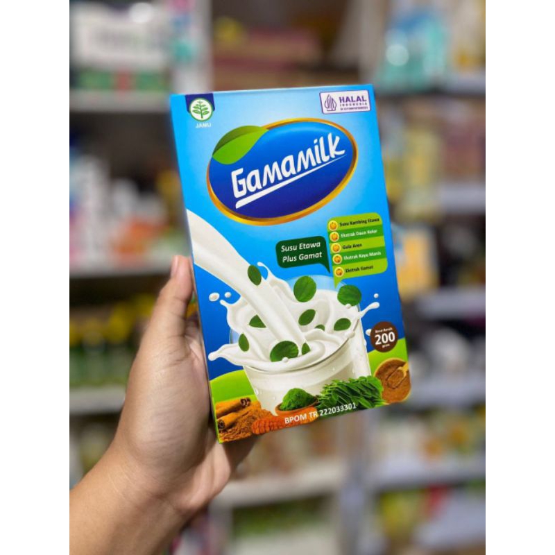 

Gamamilk - susu etawa plus gamat 200gr