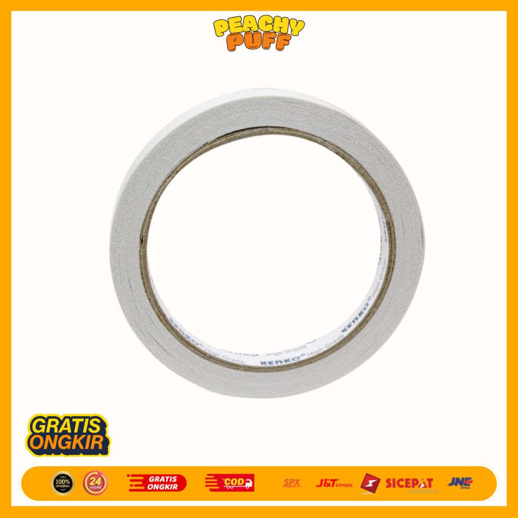 

Double Tape Kecil Selotip Double Tape Kenko 1/2 Inch